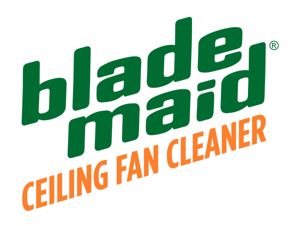 Blade Maid Ceiling Fan Cleaner- Cleaning Tool with 3 Foot Extendable Pole,  Cleaning Head, Reusable Fiber Duster, & Flexible Brush